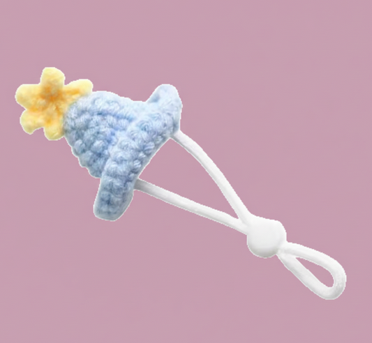 Handmade Knitted Hat for Small Pets – Adjustable Cozy Hat for Hamsters, Guinea Pigs & Tiny Animals